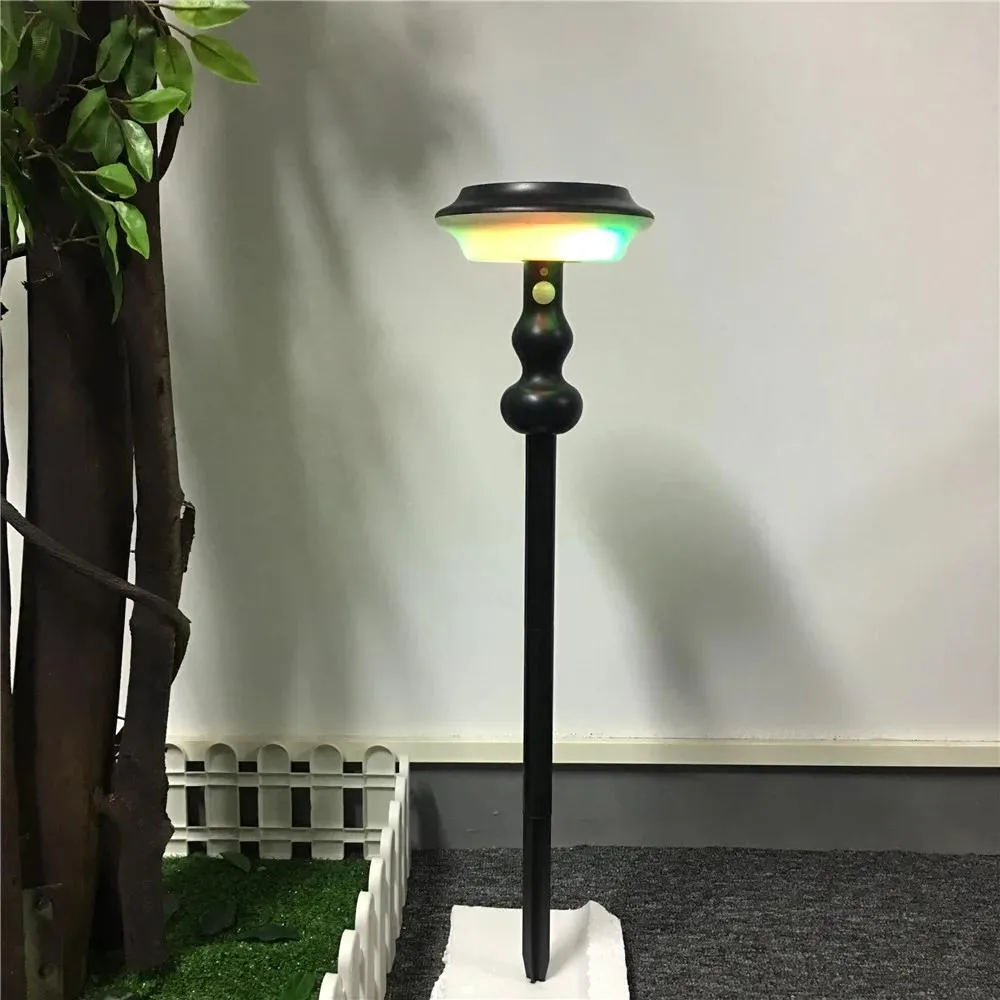 LED outdoor solar lamp with 4 modes