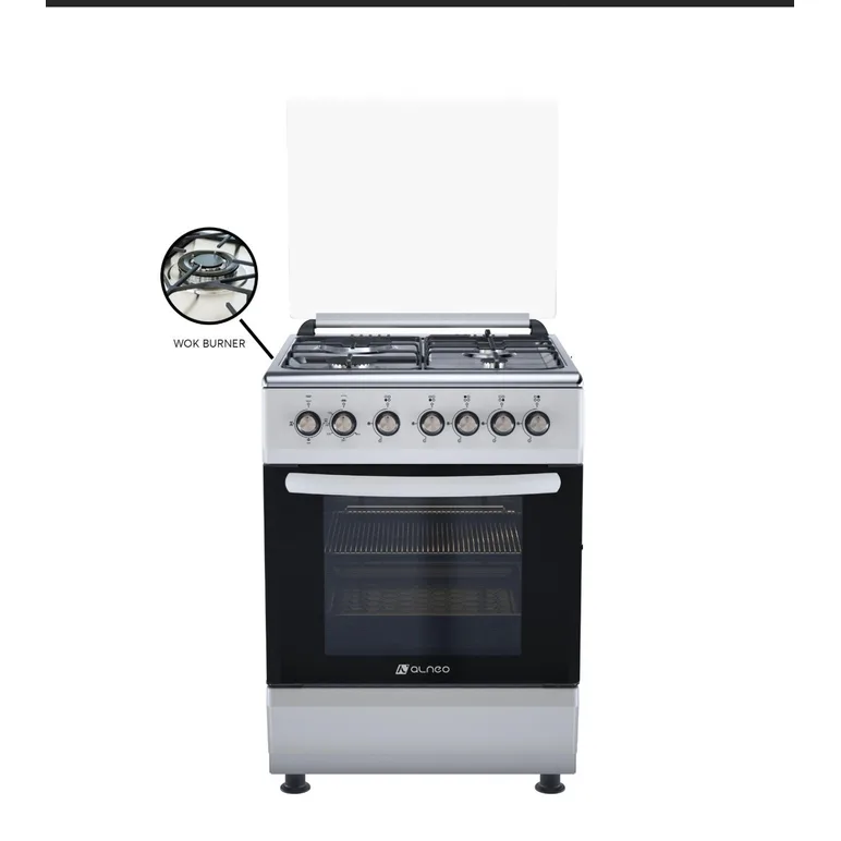 Отдельностоящая печь ALNEO 6070 INOX FFD